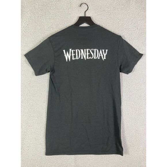 Wednesday Addams T-Shirt Adult‎ Small Black TV Show Short Sleeve Unisex - Picture 9 of 10